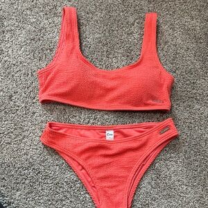 ZYIA Coral Textured Bikini Set